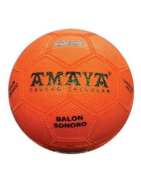 Pelota sonora de caucho celular balonmano. Ø150 mm