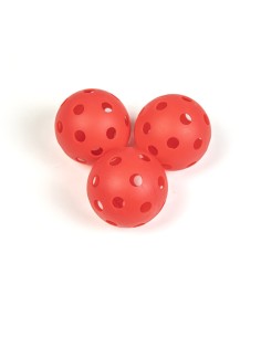 Pelota hockey dura Ø70mm con agujeros. Pack 6 u.