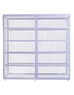 Estantería Metálica 2000x2000x600 mm – Armario con Puertas y Candado
