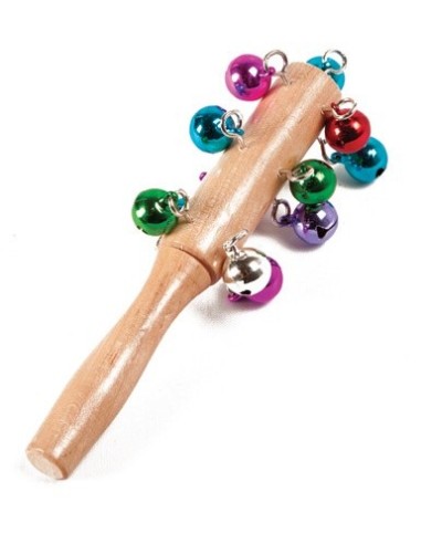 Mini Cascabel con Mango de Madera – 17 cm