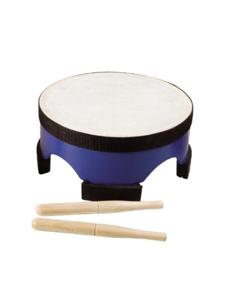 Tambor de Suelo Mediano 20 cm con Baquetas