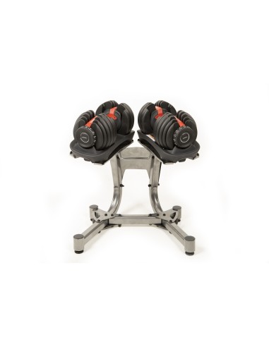 Mancuernas Ajustables (2 Uds) con Soporte – 2 a 24 kg o 4,5 a 41 kg