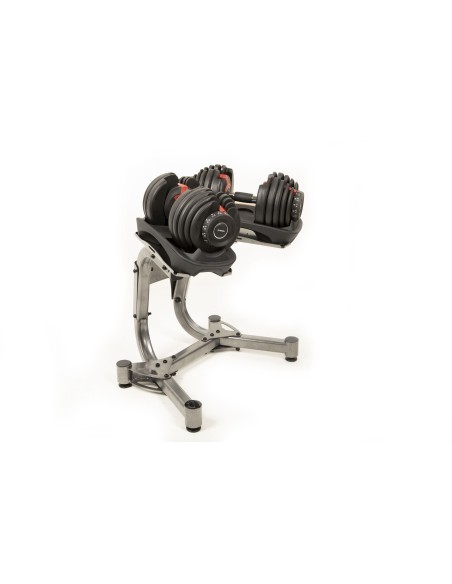 Mancuernas Ajustables (2 Uds) con Soporte – 2 a 24 kg o 4,5 a 41 kg Mancuernas Ajustables (2 Uds) con Soporte – 2 a 24 kg o 4,5 a 41 kg
