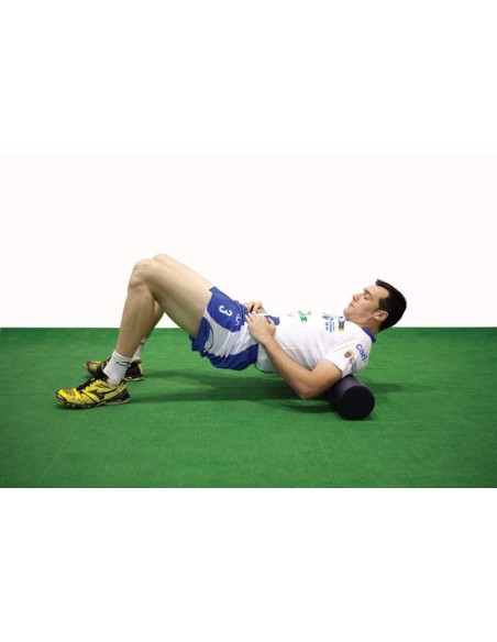 Cilindro Pilates Recubierto de Cuero EVA