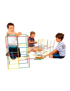 Arquitectura tubos - Juego de construcción 3D educativo