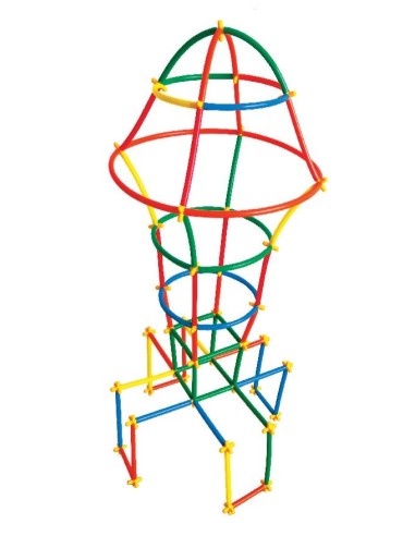 Arquitectura tubos - Juego de construcción 3D educativo