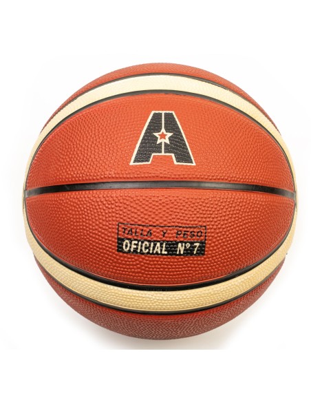 Balón basket bicolor caucho