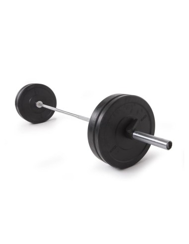 Disco Bumper Caucho Halterofilia Cross Training Black Rubber - Negro