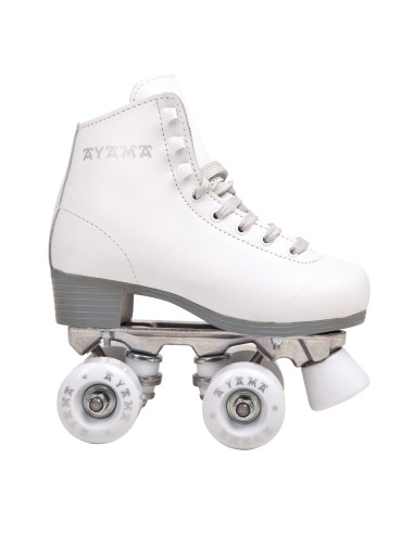 Patines Clásicos Bota Blanca – Cuero Sintético con Refuerzo