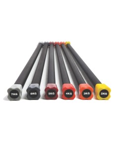 Body Bar Recubierto de Caucho – 2 a 7 kg