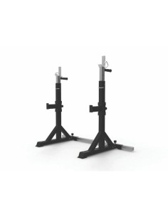 Squat Rack Ajustable de Acero – Soporte para Sentadillas y Press Banca