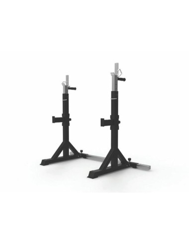 Squat Rack Ajustable de Acero – Soporte para Sentadillas y Press Banca