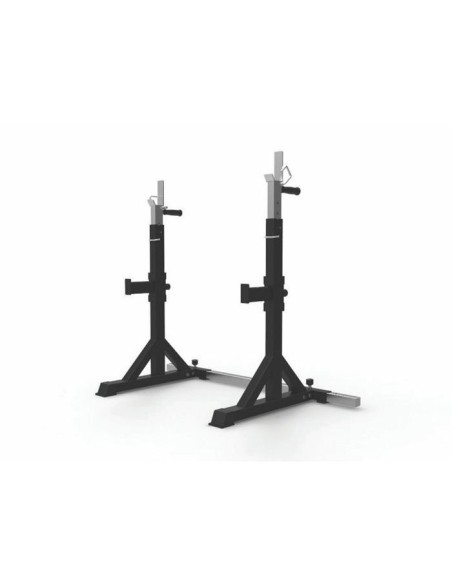 Squat Rack Ajustable de Acero – Soporte para Sentadillas y Press Banca