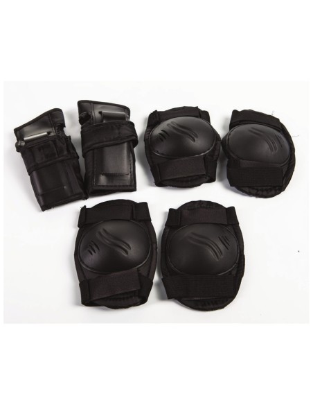 Juego De Rodilleras Coderas Infantil y Junior - Protectores Negro