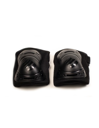 Juego De Rodilleras Coderas Infantil y Junior - Protectores Negro