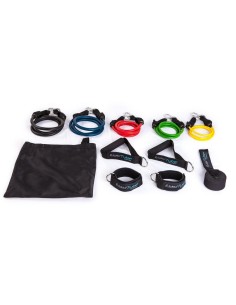Kit de Resistencia con 5 Bandas y Accesorios
