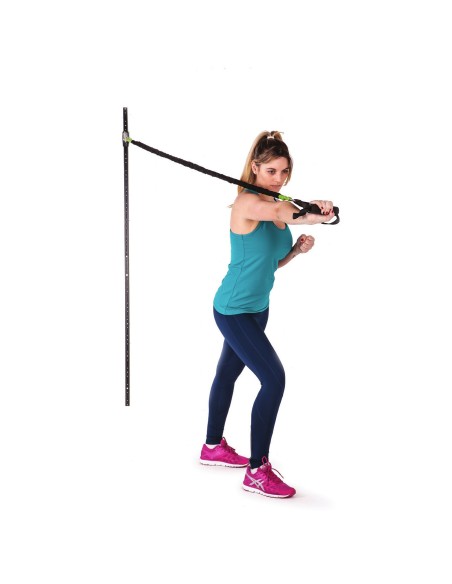 Soporte de pared para elésticos con enganche regulable