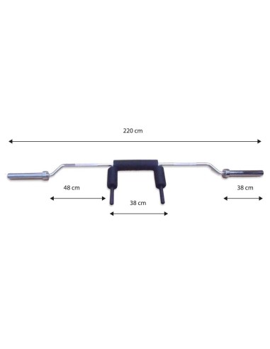 Barra olímpica sentadilla – Safety squat bar