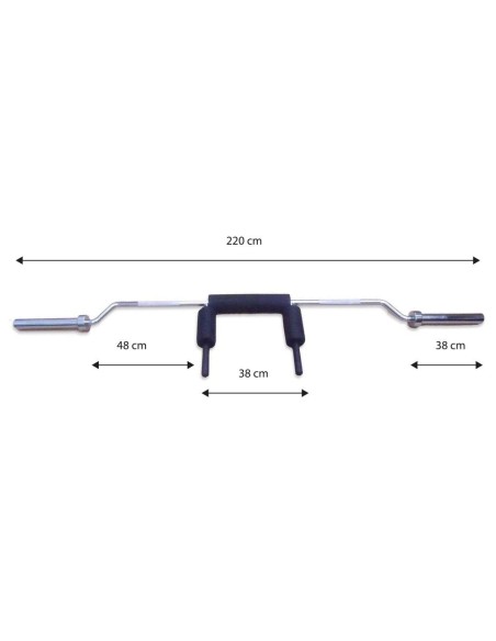 Barra olímpica sentadilla – Safety squat bar