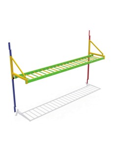 Escalera de braquiación pared