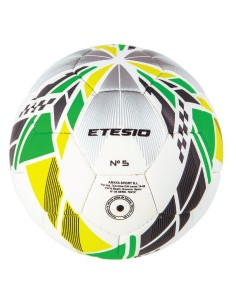 Balón de Fútbol ETESIO Talla 5 – Cuero Sintético, Alta Precisión