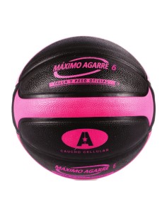 Balón Basket Bicolor Magenta Nº 6 Caucho Cellular