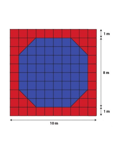 Tatami para karate y Taekwondo (Pieza triangular)