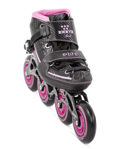 Patín Velocidad Élite Ajustable - Rosa