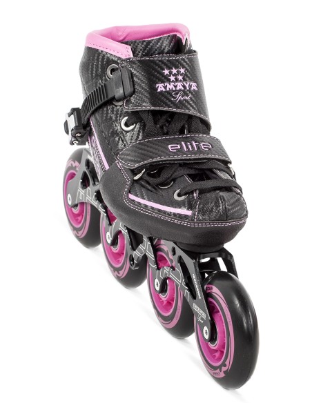 Patín Velocidad Élite Ajustable - Rosa