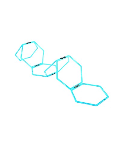Aros de Agilidad Hexagonales Ø 45 cm – Set de 6 piezas