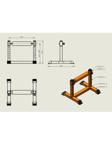 Squat Stand Ajustable