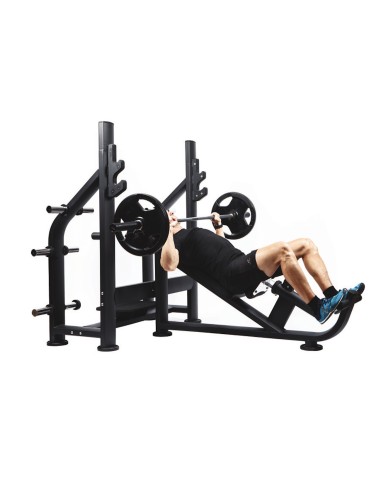 Banco Olimpic Incline Bench Banco Olímpico Inclinado 30º con Soporte de Barra