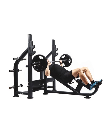 Banco Olimpic Incline Bench Banco Olímpico Inclinado 30º con Soporte de Barra