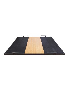 Plataforma de halterofilia con marco de acero