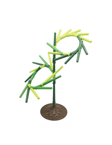 Árbol construcción Fantasy Verde, 55 piezas