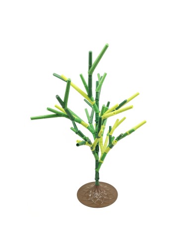 Árbol construcción Fantasy Verde, 55 piezas