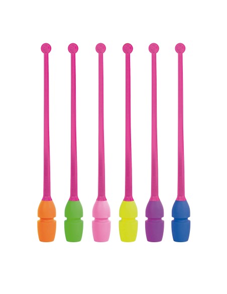 Par Mazas engarzables bicomponentes 41,5 cm (Cuello fucsia)