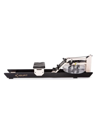Máquina de Remo de agua "Kou Fit Hydro Rower" (Madera de Blanco y Negro)