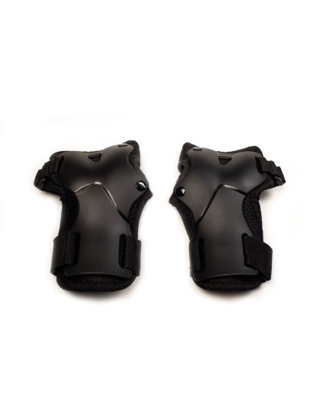 JUEGO SENIOR RODILLERAS-CODERAS-PROTECTORES (14 a 17años) negro- Talla L