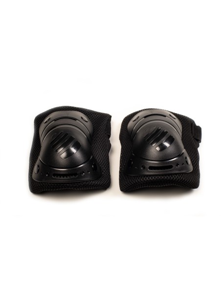 JUEGO SENIOR RODILLERAS-CODERAS-PROTECTORES (14 a 17años) negro- Talla L