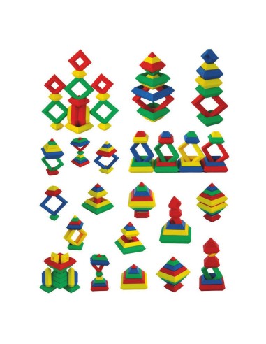 Juego de arquitecturas piramidales