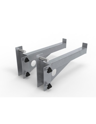 Spotter Arms Galvanizados Outdoor | Soportes de Seguridad para Jaulas de Musculación (Set 2 uds.)