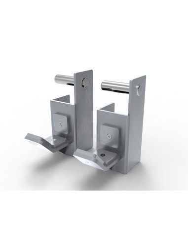 J-Cups (2 Uds) Galvanizado para Exterior