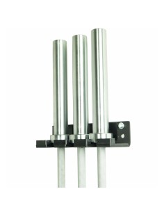Soporte vertical de pared para 3 Barras olímpicas