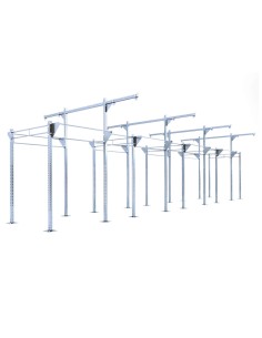 Estructura funcional galvanizada E6 E7 para Exterior