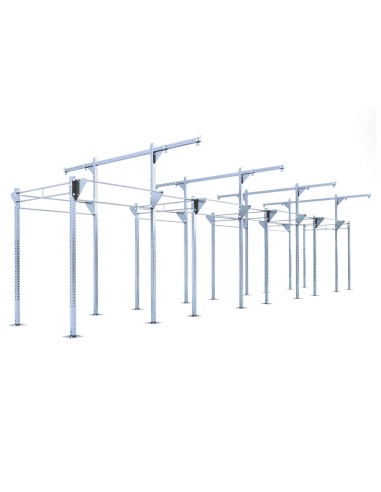 Estructura funcional galvanizada E6 E7 para Exterior