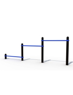 Estructura Barra Flexiones Triple Outdoor