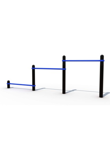 Estructura Barra Flexiones Triple Outdoor