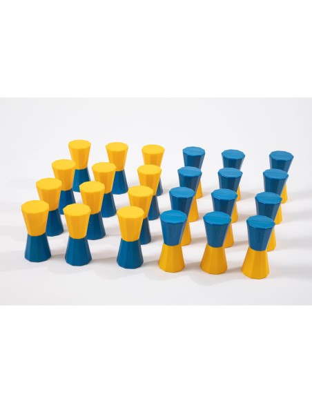Twin Cups Set 24 piezas + Bolsa de almacenamiento