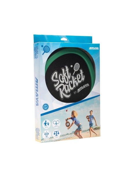 Soft Racket by Amaya Varios colores. Set 2 Und + Pompon